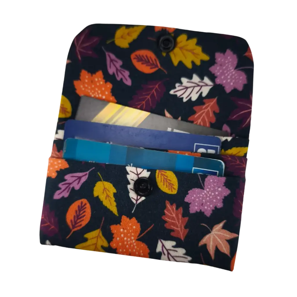 Porte carte - Feuilles d'automne