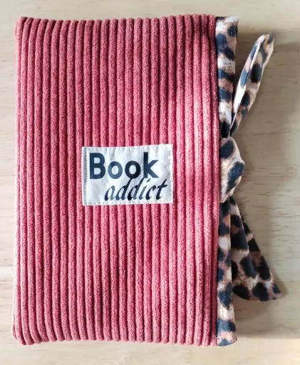 Pochette livre terracotta