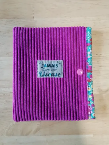 Pochette liseuse Aubergine